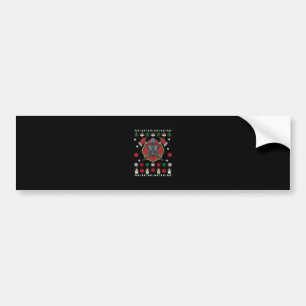 Firefighter Funny Christmas Cute Lover Gifts Bumper Sticker