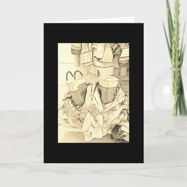 Firefighter gear card (Front)