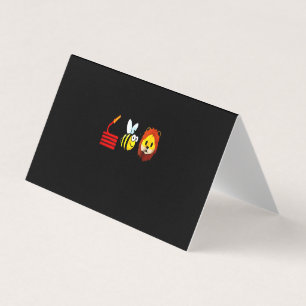 Firefighter Gift   Bee Love Firefighter Business Card
