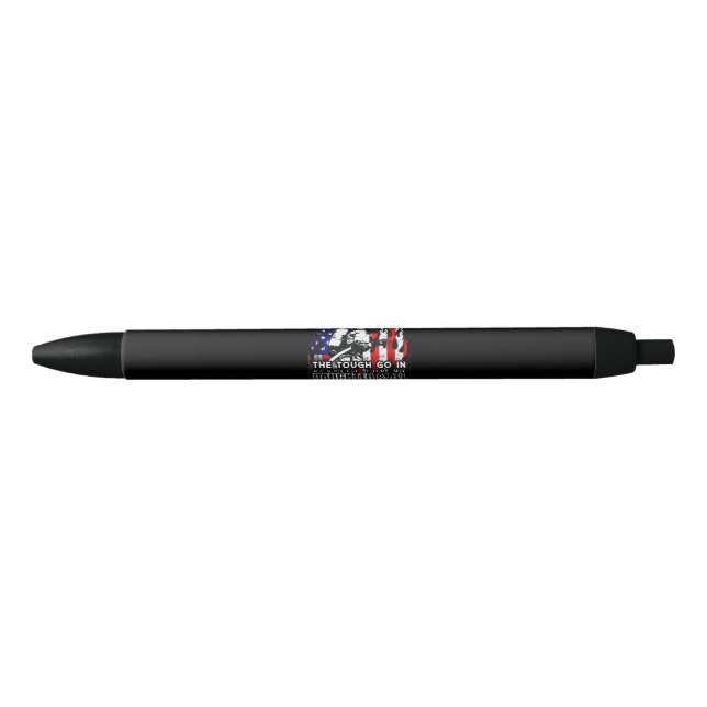 Firefighter Gift | Daughter American Firefighter Black Ink Pen (Front)