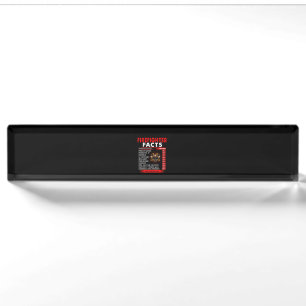 Firefighter Gift Firefighter Facts Gifts Nameplate