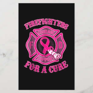 Firefighter Gift Firefighter For A Cure Flyer