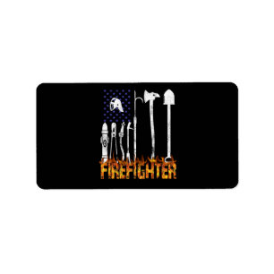 Firefighter Gift Firefighter Lovers Gift Label