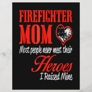 Firefighter Gift   Firefighter Mum Gifts Custom Letterhead