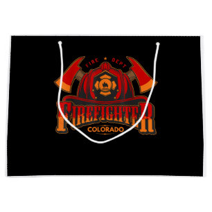 Firefighter Gift For Fireman Or Woman Large Gift Bag