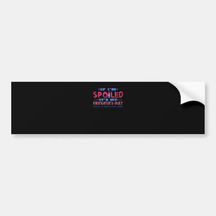 Firefighter Gift It's My Firefighter's Fault Bumper Sticker