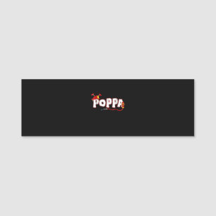 Firefighter Gift Poppa Firefighter Gifts Name Tag
