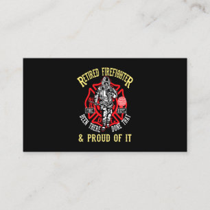 Firefighter Gift   Retired Firefighter & Proud Loyalty Card