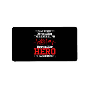 Firefighter Gift Some People Wait Firefighter Label