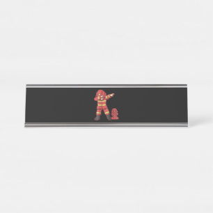 Firefighter Gift The Man Firefighter Desk Name Plate