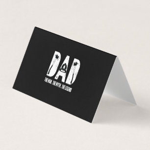 Firefighter Gift The Man The Myth The Legend Business Card