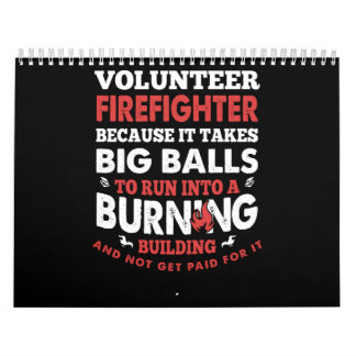 Firefighter Gift | Volunteer Firefighter Calendar