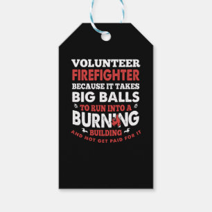 Firefighter Gift Volunteer Firefighter Tags