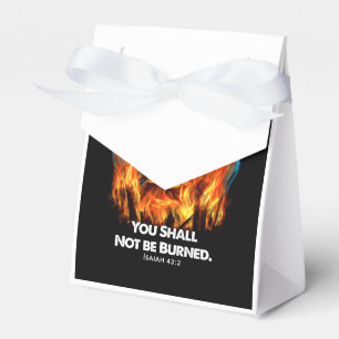 Firefighter Gift When You Walk Through Fire Favour Box