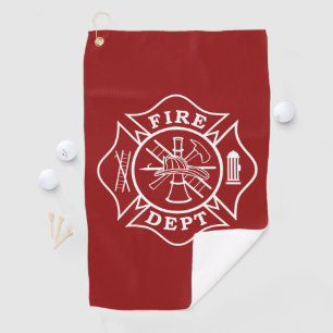 Firefighter Golf Towel