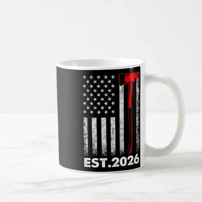Firefighter Graduation Est 2026 Fire Academy Exam  Coffee Mug (Right)