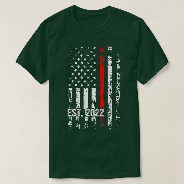 Firefighter Graduation  Red Line Fire Academy 2023 T-Shirt (Design Front)