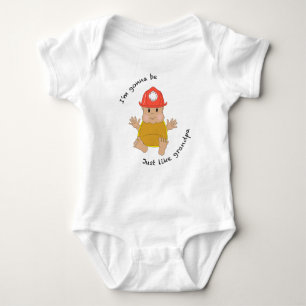 Firefighter grandpa baby bodysuit