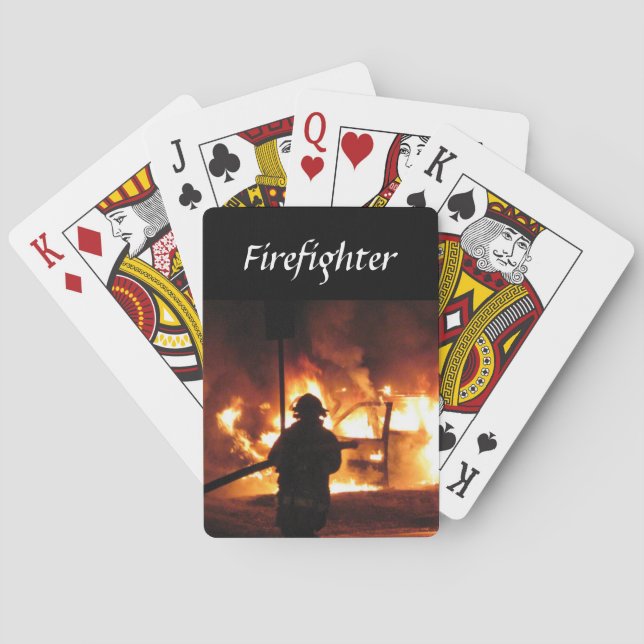 Firefighter Handline    Playing Cards (Back)