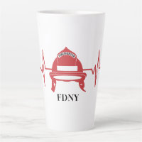 Firefighter Helmet Heartbeat Personalised 