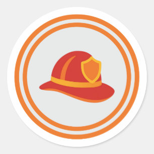 Firefighter Helmet Sticker