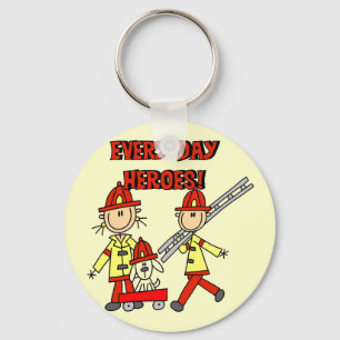 Firefighter Heroes Tshirts and Gifts Key Ring