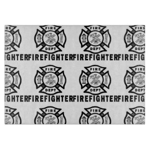 Firefighter Home Cutting Board