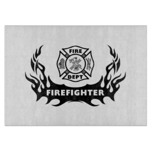 Firefighter Home Cutting Board