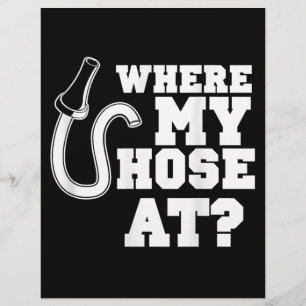 Firefighter Hose Adult Humour For Firefighters Custom Letterhead