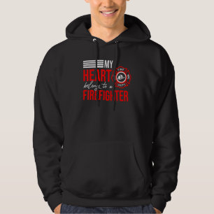 Firefighter Husband Wife Fireman Firefighting Tool Hoodie