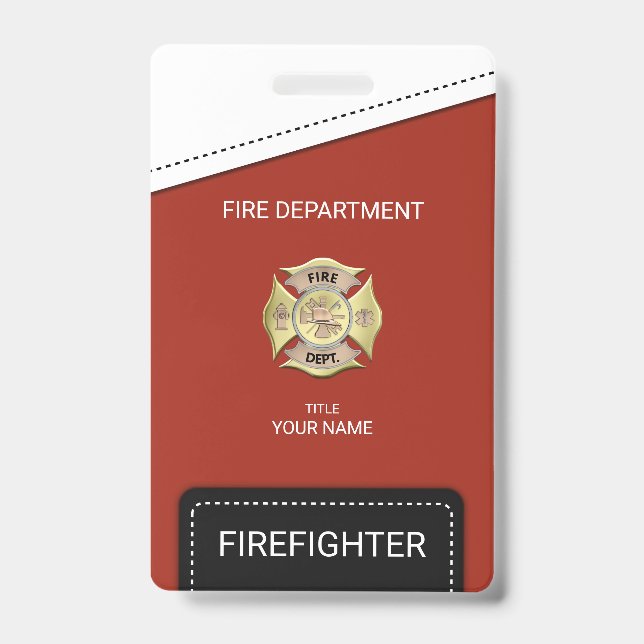 Firefighter ID Badge (Front)
