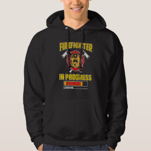 Firefighter In Progress Future Fireman Fire Truck  Hoodie