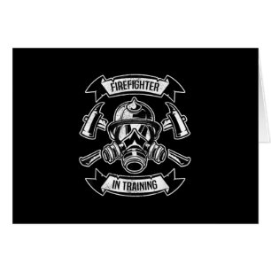 Firefighter In Training Axe Gas Masks Aspirant