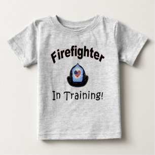 Firefighter In Training Baby T-Shirt