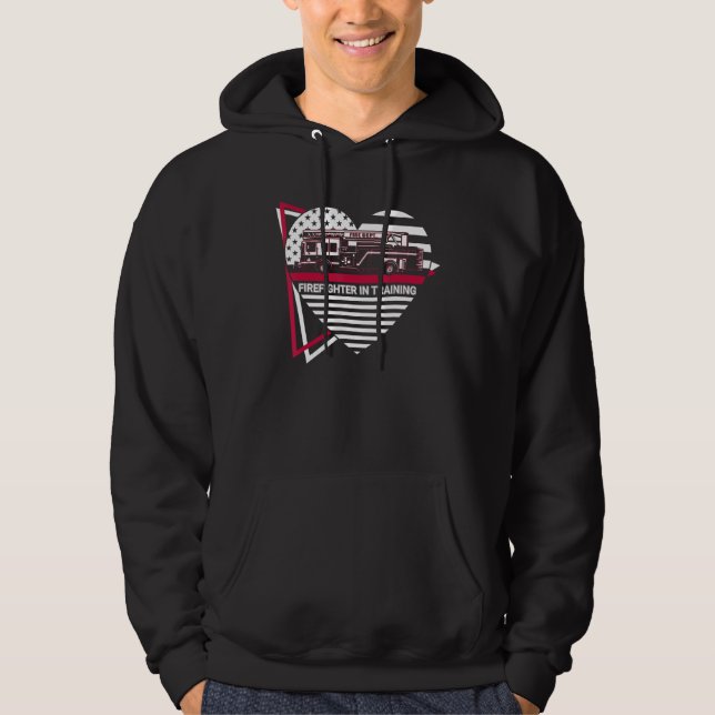 Firefighter In Training Firefighter In Training Fi Hoodie (Front)