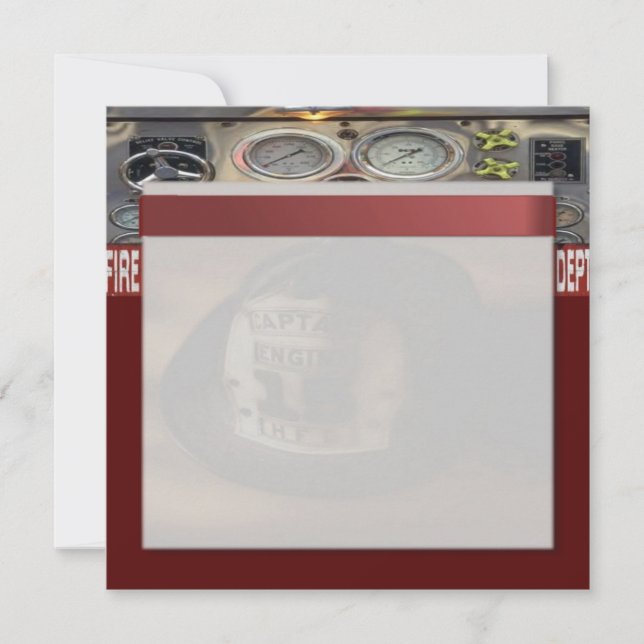 Firefighter Invitation (Front)