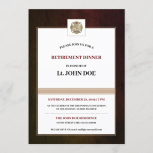 Firefighter Invitation