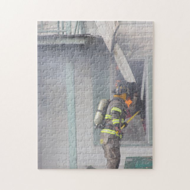 Firefighter Jigsaw Puzzle (Vertical)
