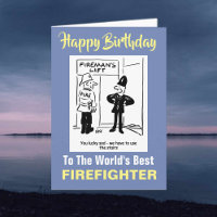 Firefighter Joke - Happy Birthday