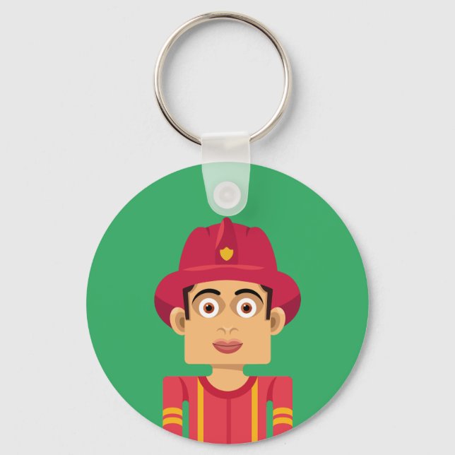 Firefighter Key Ring (Front)