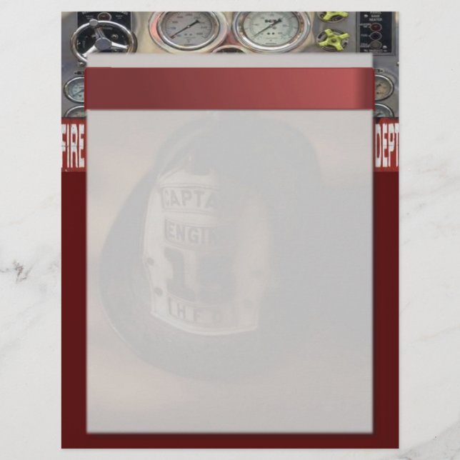 Firefighter Letterhead (Front)
