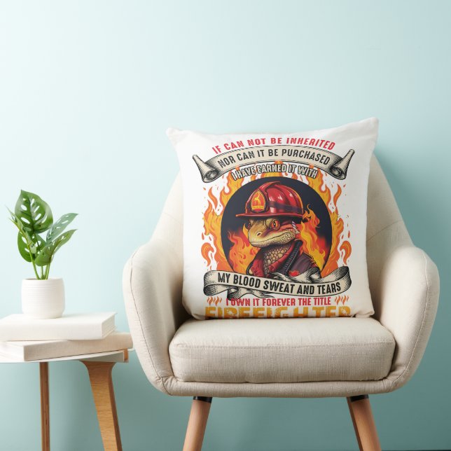 Firefighter Lizard Cushion (Chair)