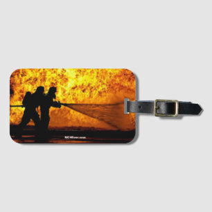 Firefighter Luggage Tag