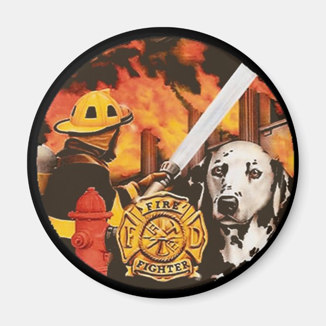 Firefighter Magnet (Front)