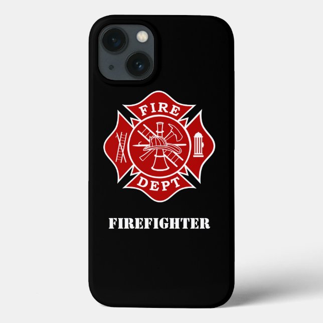 Firefighter Maltese Cross Phone Case (Back)