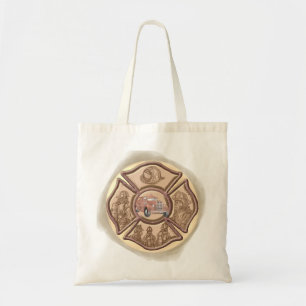 Firefighter Maltese Cross Tote Bag