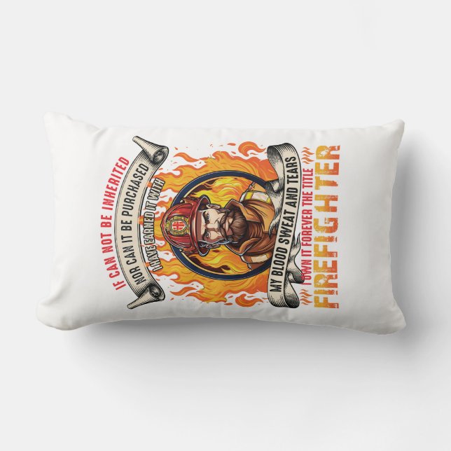 Firefighter Men Lumbar Cushion (Front)