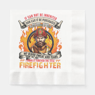 Firefighter Men Napkin