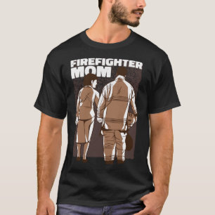 Firefighter Mother Mum T-Shirt