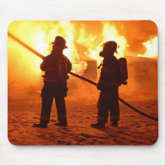 Firefighter mouse pad